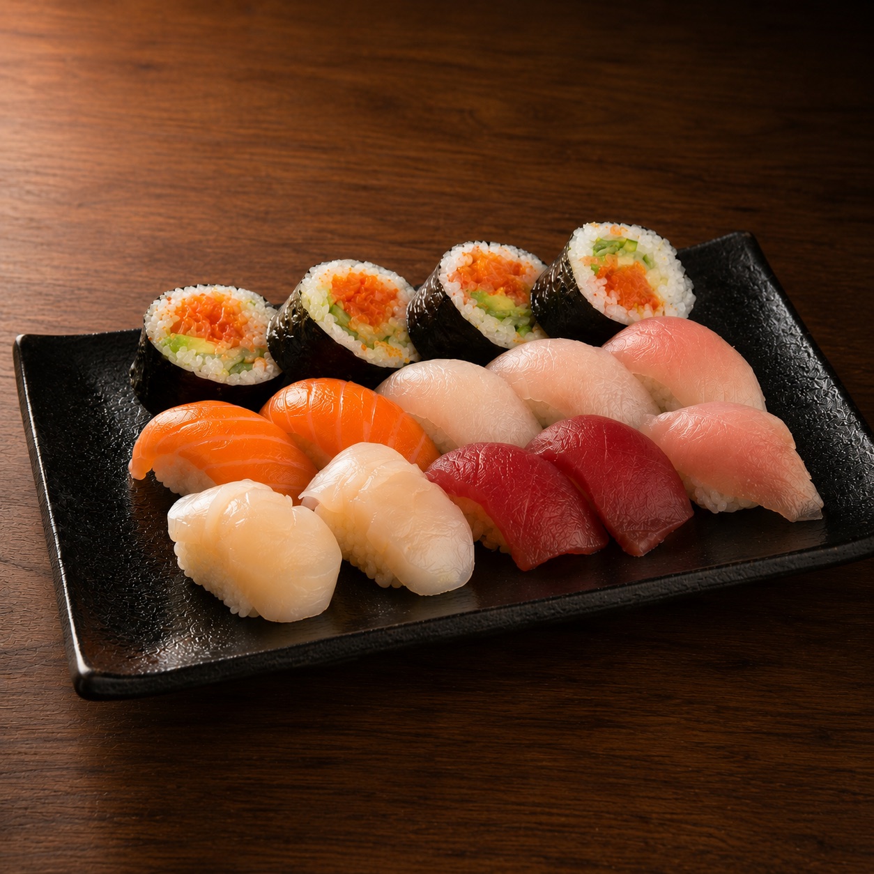 Combo nigiri & 4 maki