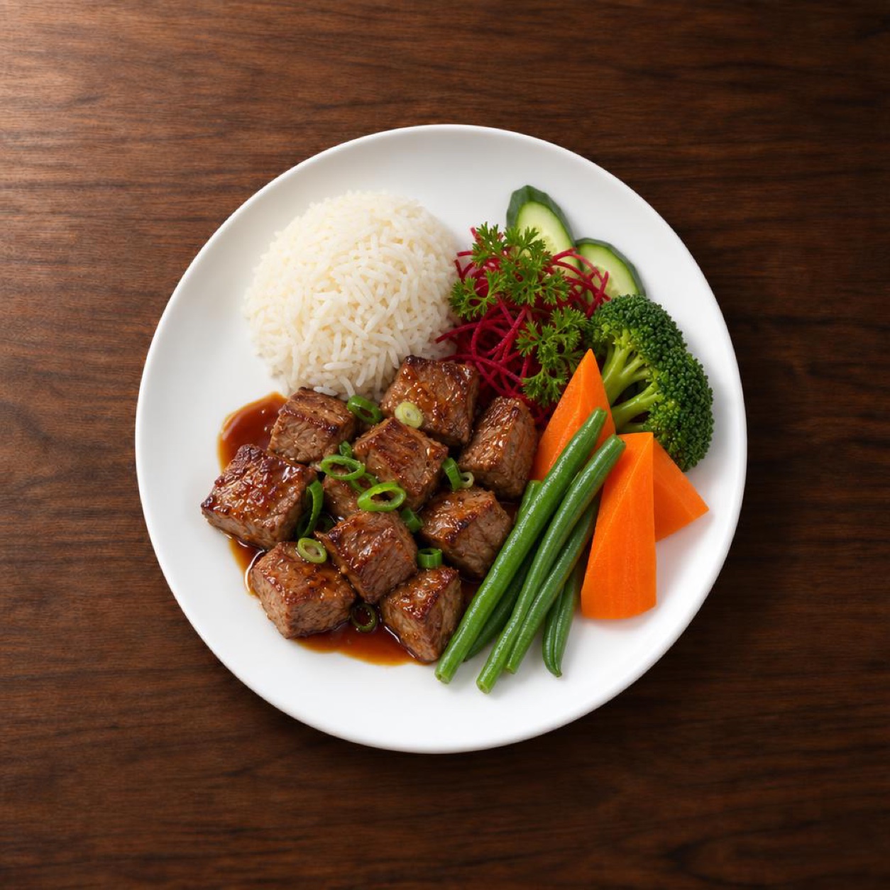 Cube mignon teriyaki