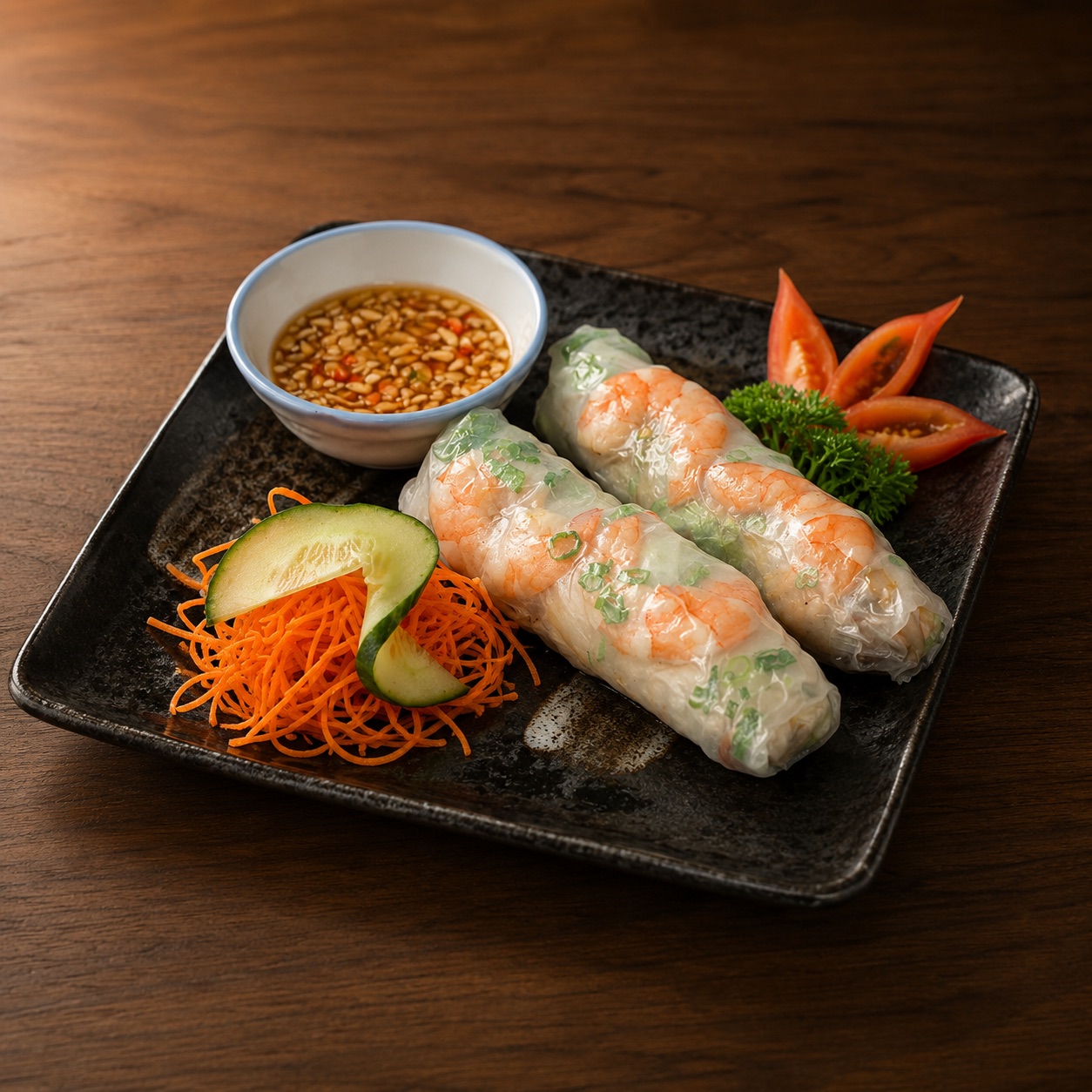 Rouleaux de printemps · crevettes